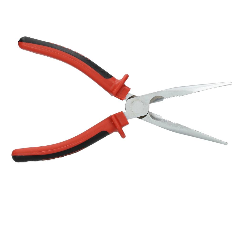 Miniatuur van Kreator rechte langbek punttang profi 200mm met 2-comp handvat (KRT601102)