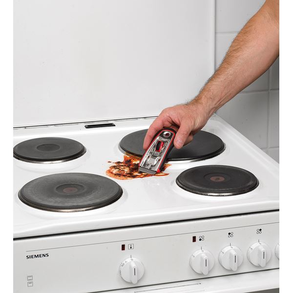 Miniatuur van Kreator glasschraper inschuifbaar metaal 39mm breed incl. 5 reserve messen (KRT000603)