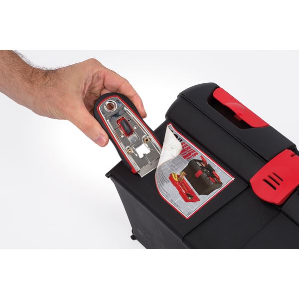 Miniatuur van Kreator glasschraper inschuifbaar metaal 39mm breed incl. 5 reserve messen (KRT000603)