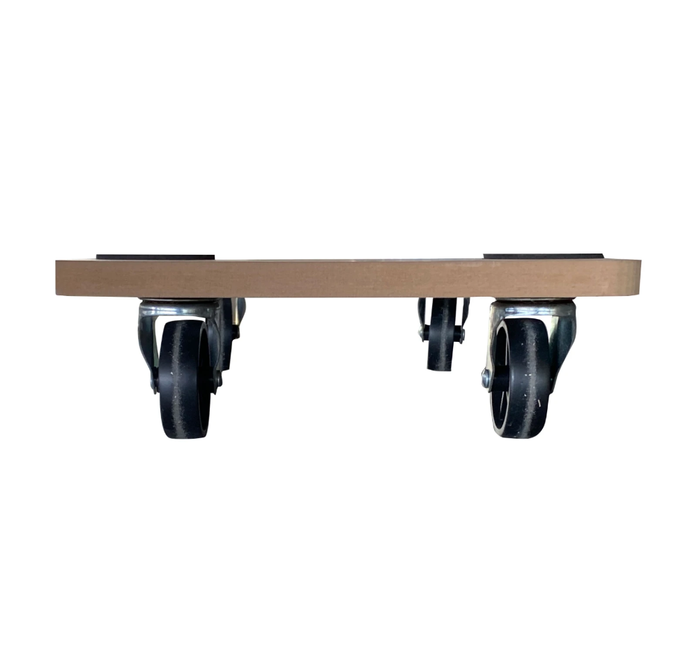 Miniatuur van T4ALL transporthulp hout met 4 hard kunststof zwenkwielen 300 x 580mm capaciteit 200kg (T812775)