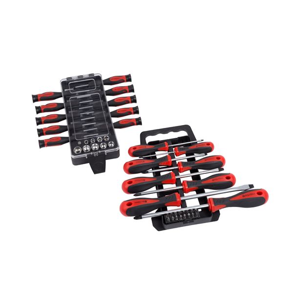 Miniatuur van Kreator schroevendraaierset multi SL/PH/TX inclusief doppenset 44-delig (KRT400004)