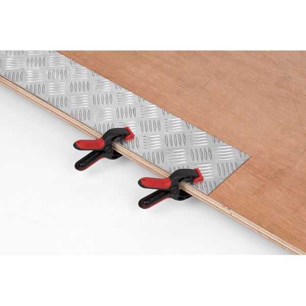 Miniatuur van Kreator veerklemmen kunststof 120mm bereik 50mm set van 2 stuks (KRT553102)