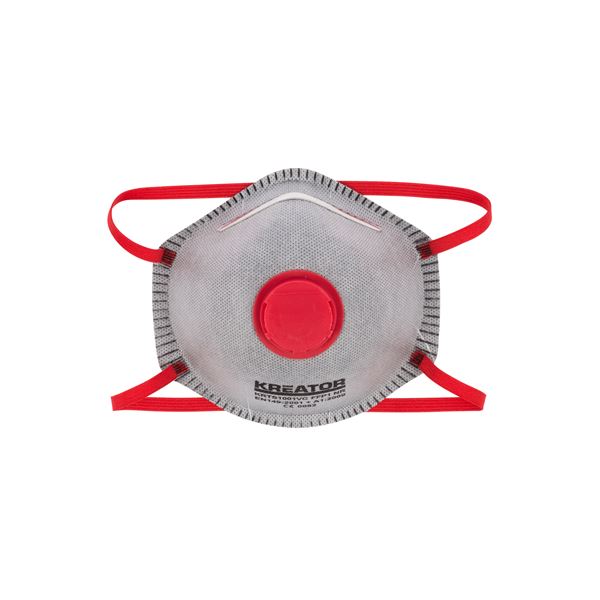Miniatuur van Kreator FFP1 geurverminderend stofmasker met ventiel set van 2 stuks (KRTS1001VC)