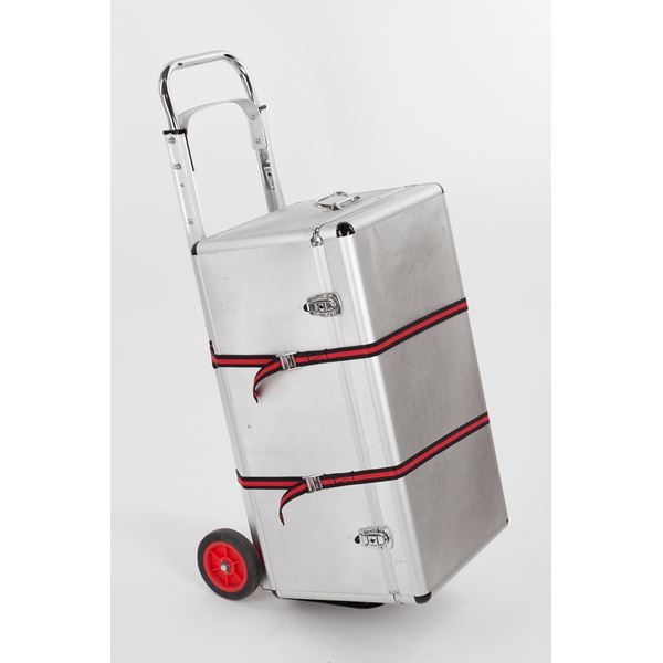Miniatuur van Kreator spanband met gesp 2,5m lang 25mm breed 100kg capaciteit set van 2 stuks (KRT555002)
