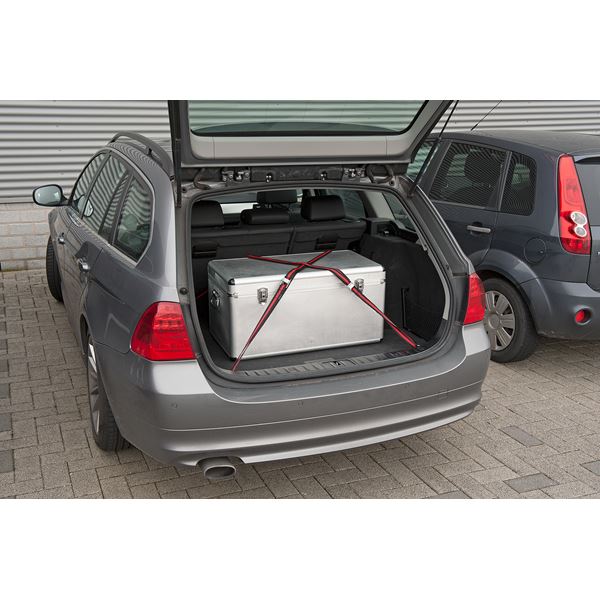 Miniatuur van Kreator spanband met gesp 2,5m lang 25mm breed 100kg capaciteit set van 2 stuks (KRT555002)