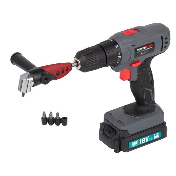 Miniatuur van Kreator haakse bithouder 1/4” compleet met bits (PH/PZ) en handvat (KRT063700)