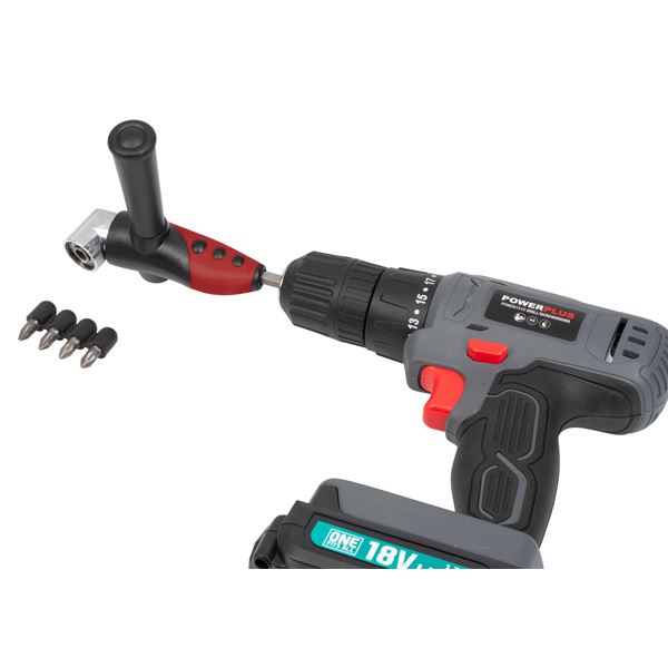 Miniatuur van Kreator haakse bithouder 1/4” compleet met bits (PH/PZ) en handvat (KRT063700)