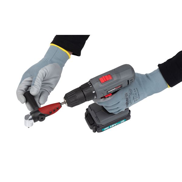 Miniatuur van Kreator haakse bithouder 1/4” compleet met bits (PH/PZ) en handvat (KRT063700)