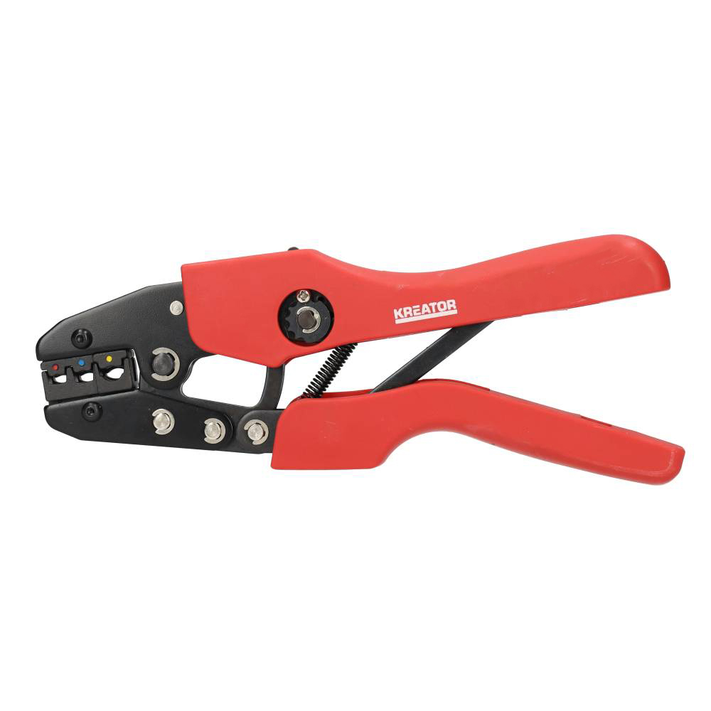 Miniatuur van Kreator krimptang voor geisoleerde kabelschoen 0,5-6mm2 Profi 230mm (KRT615112)