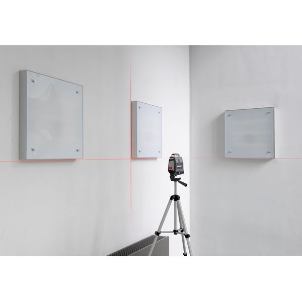 Miniatuur van Kreator kruislijnlaser rood 360° bereik 15m (KRT706320)