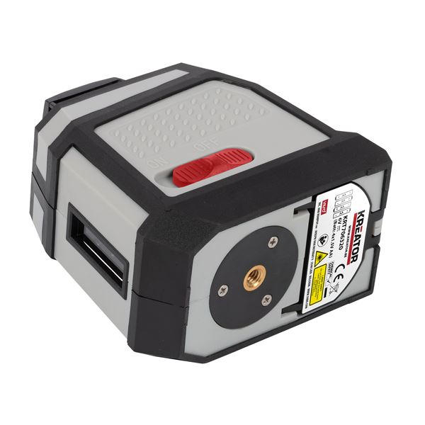 Miniatuur van Kreator kruislijnlaser rood 360° bereik 15m (KRT706320)