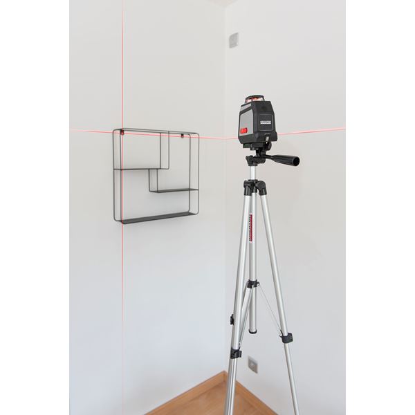Miniatuur van Kreator kruislijnlaser rood 360° bereik 15m (KRT706320)