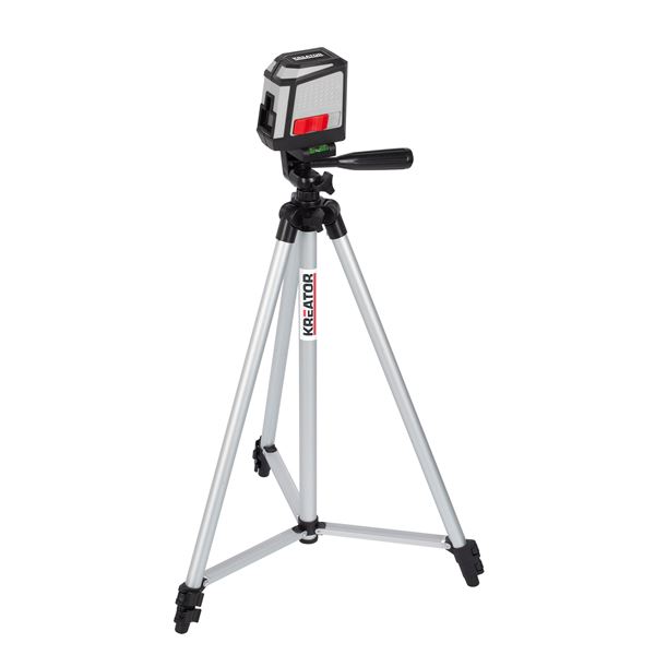 Miniatuur van Kreator kruislijnlaser rood inclusief statief bereik12m (KRT706300T)