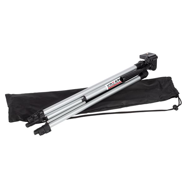 Miniatuur van Kreator opklapbaar aluminium statief met waterpas 50-152cm met foudraal (KRT706900)