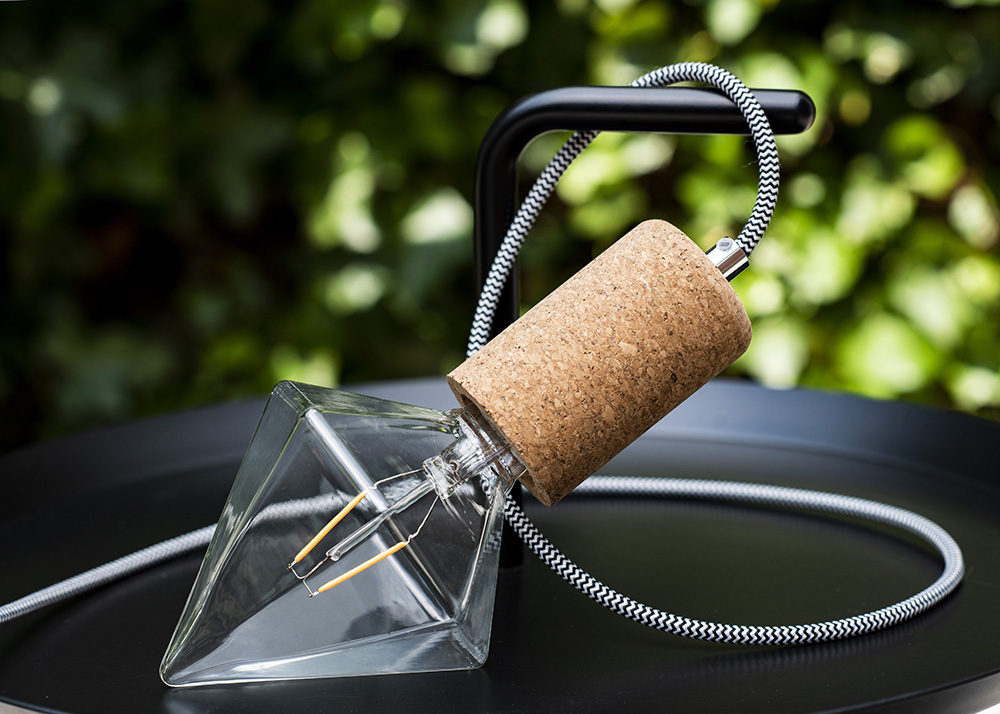 Miniatuur van Bailey hanglamp Cork E27 met 1,5 meter textielsnoer - kurk (141482)