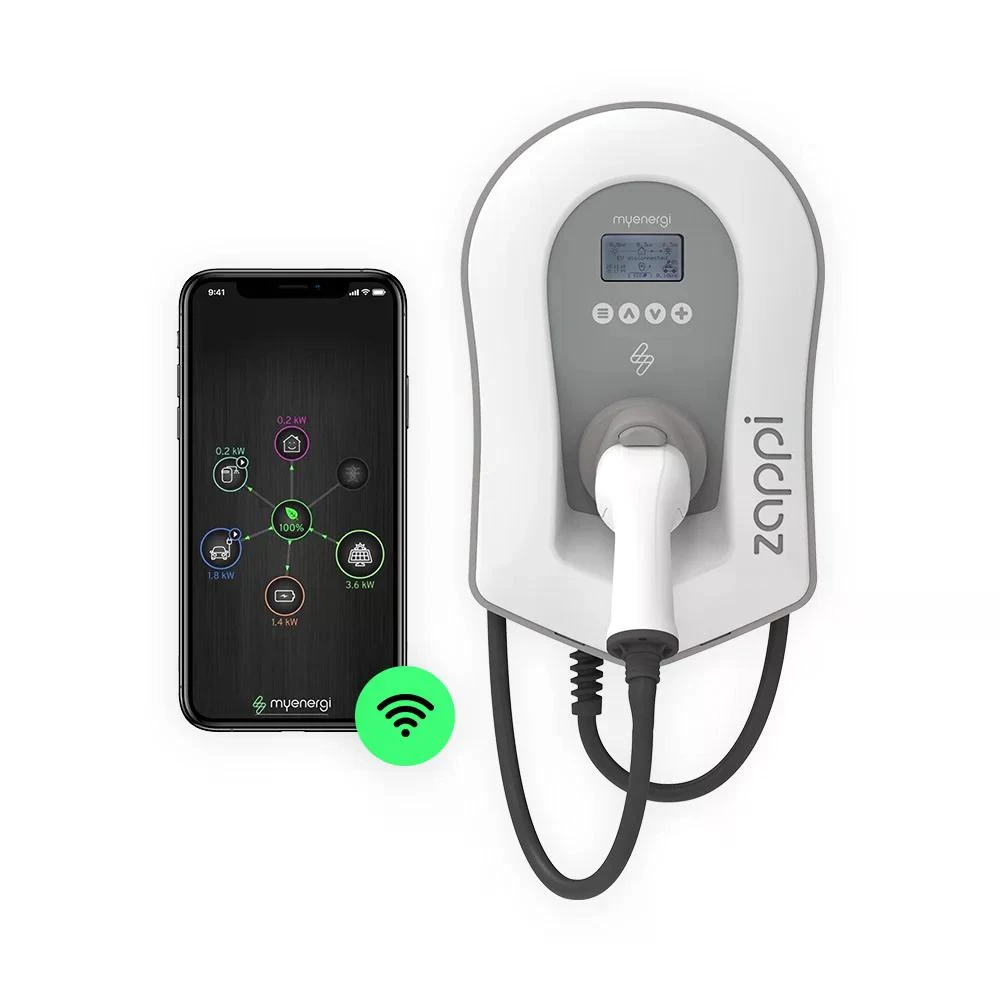 Miniatuur van myenergi Zappi V2.1 laadpaal 22kW type 2 vaste kabel 6,5 meter - wit (ZAPPI-2H22TW-T)