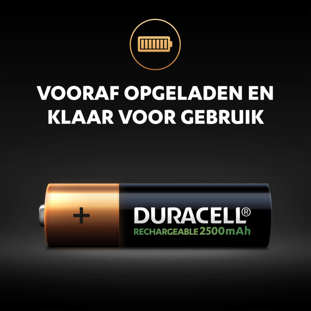 Miniatuur van Duracell oplaadbare batterijen Ultra AA 1,2V - verpakking 4 stuks (D057043)