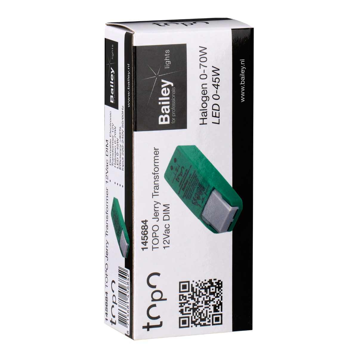 Miniatuur van Bailey transformator TOPO jerry muis 12V halogeen 0-70W en LED 0-45W dimbaar (145684)