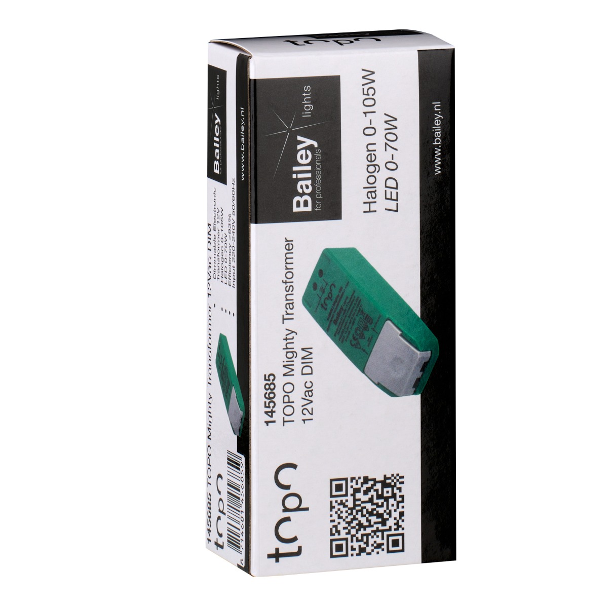 Miniatuur van Bailey transformator TOPO mighty muis 12V halogeen 0-105W en LED 0-70W dimbaar (145685)