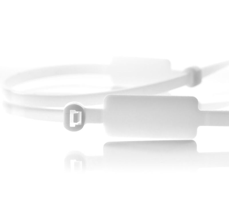 Miniatuur van WKK colsonband 4.8x220mm met markeerlabel (13X28mm) transparant - per 100 stuks (112136971)