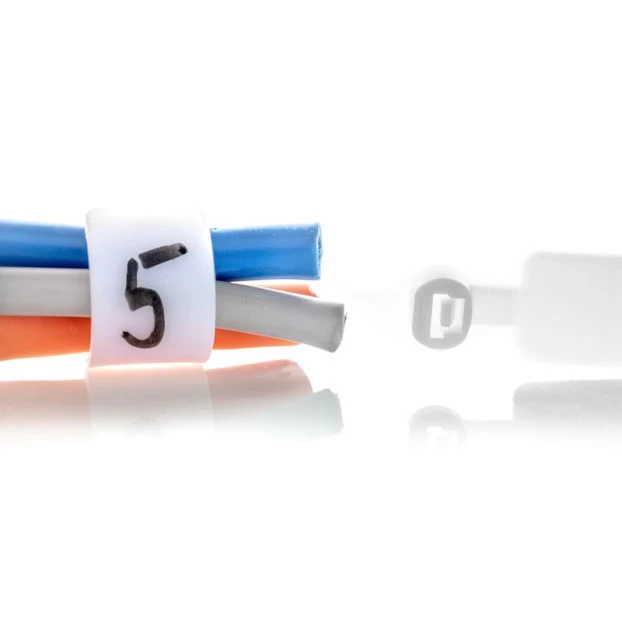 Miniatuur van WKK colsonband 4.8x300mm met markeerlabel (13x28mm) transparant - per 100 stuks (112196971)