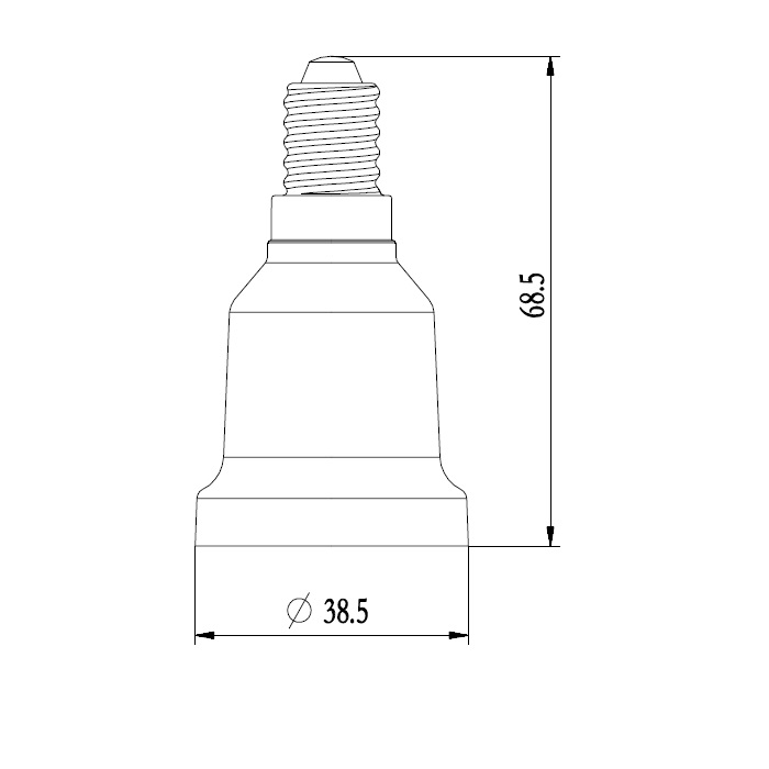 Miniatuur van Bailey verloopfitting adapter E14 naar E27 (144927)