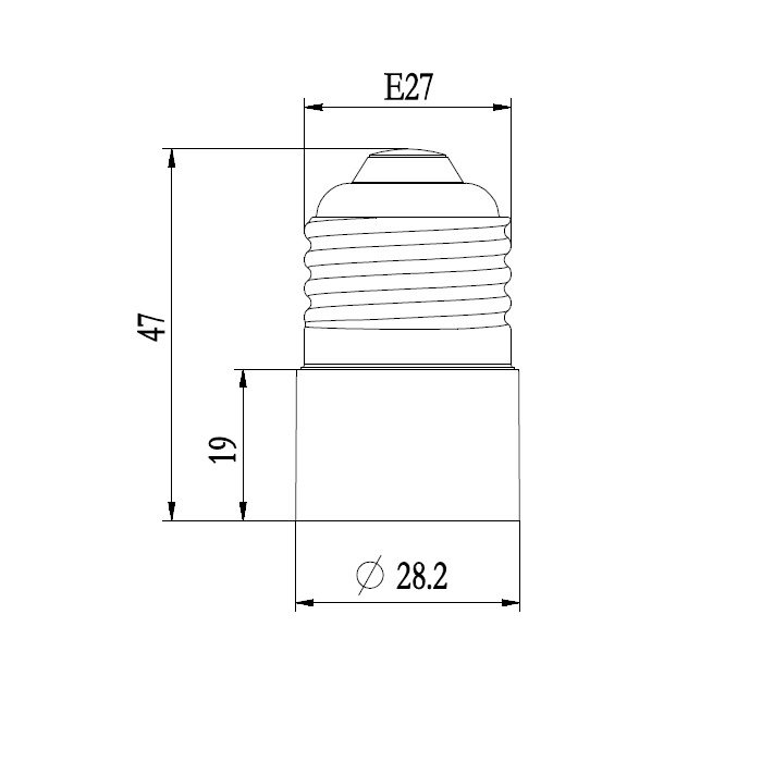 Miniatuur van Bailey verloopfitting adapter E27 naar E14 (144926)