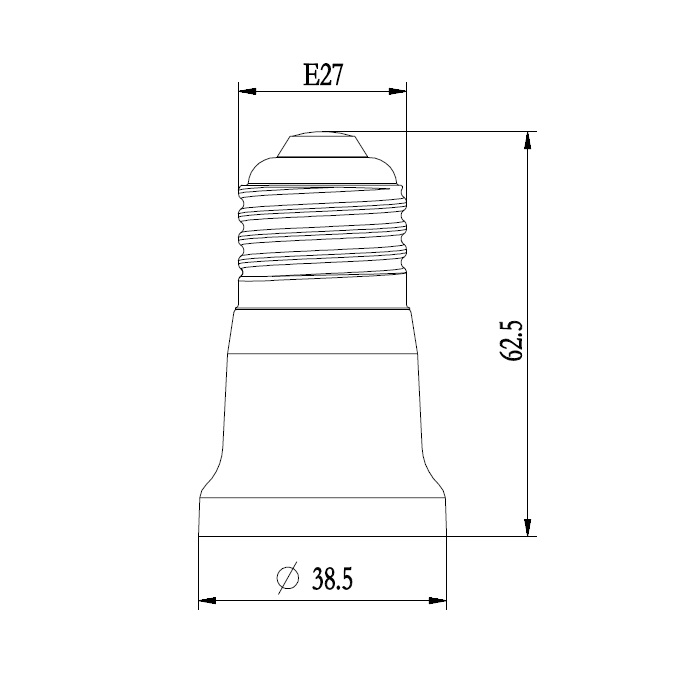 Miniatuur van Bailey verloopfitting adapter E27 naar E27 (144928)