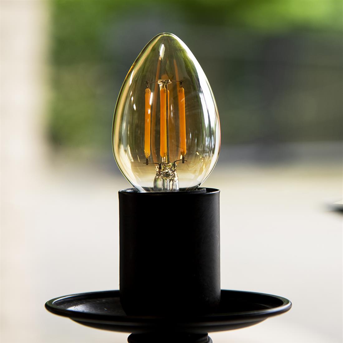 Miniatuur van Bailey LED lamp filament kaars E14 4W 300lm warm wit 2200K dimbaar (143055)