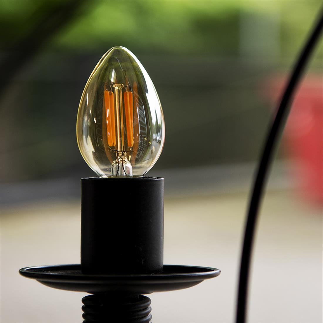 Miniatuur van Bailey LED lamp filament kaars E14 4W 300lm warm wit 2200K dimbaar (143055)