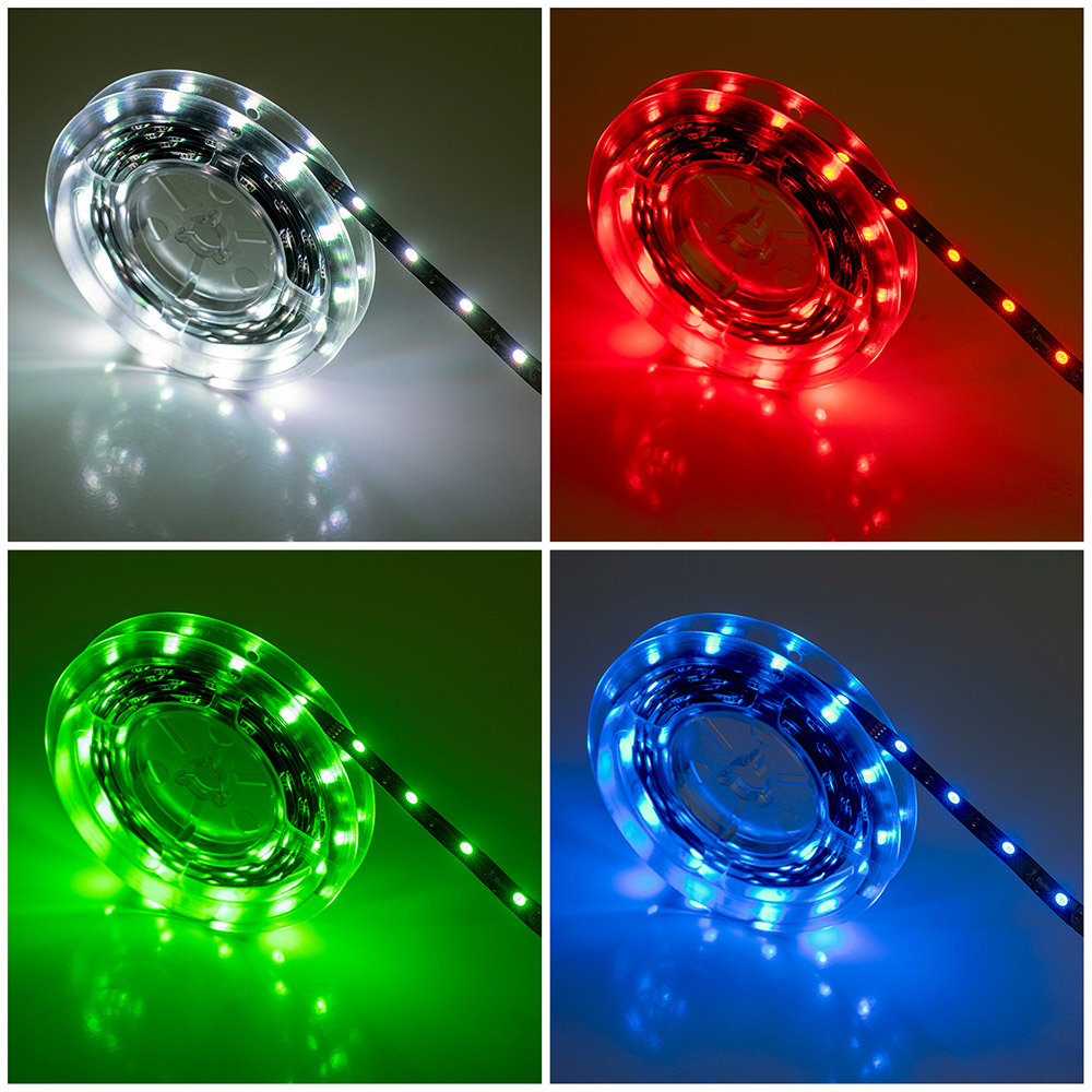 Miniatuur van Bailey LED strip 12V RGB 42 LEDs/m - 3 meter met schakelaar (141963)