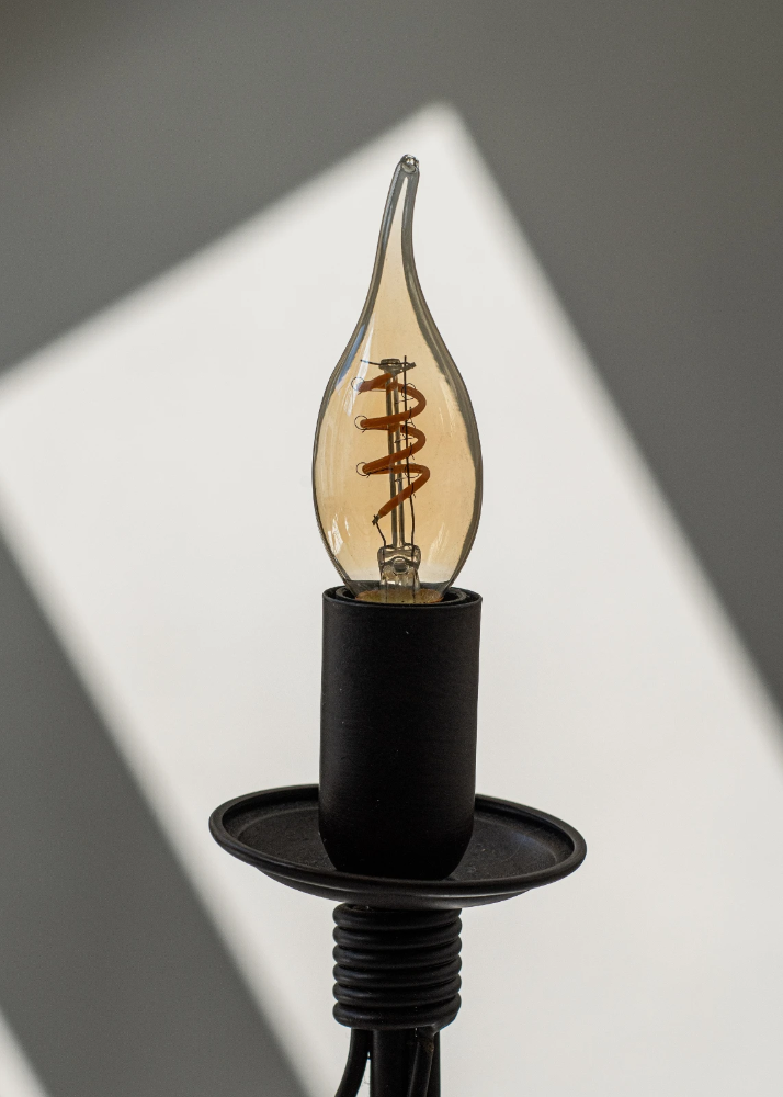 Miniatuur van Bailey LED lamp filament kaars E14 4W 300lm warm wit 2200K dimbaar (143054)