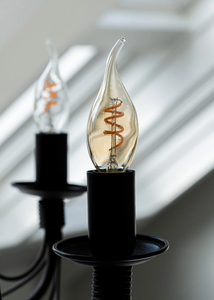 Miniatuur van Bailey LED lamp filament kaars E14 4W 300lm warm wit 2200K dimbaar (143054)