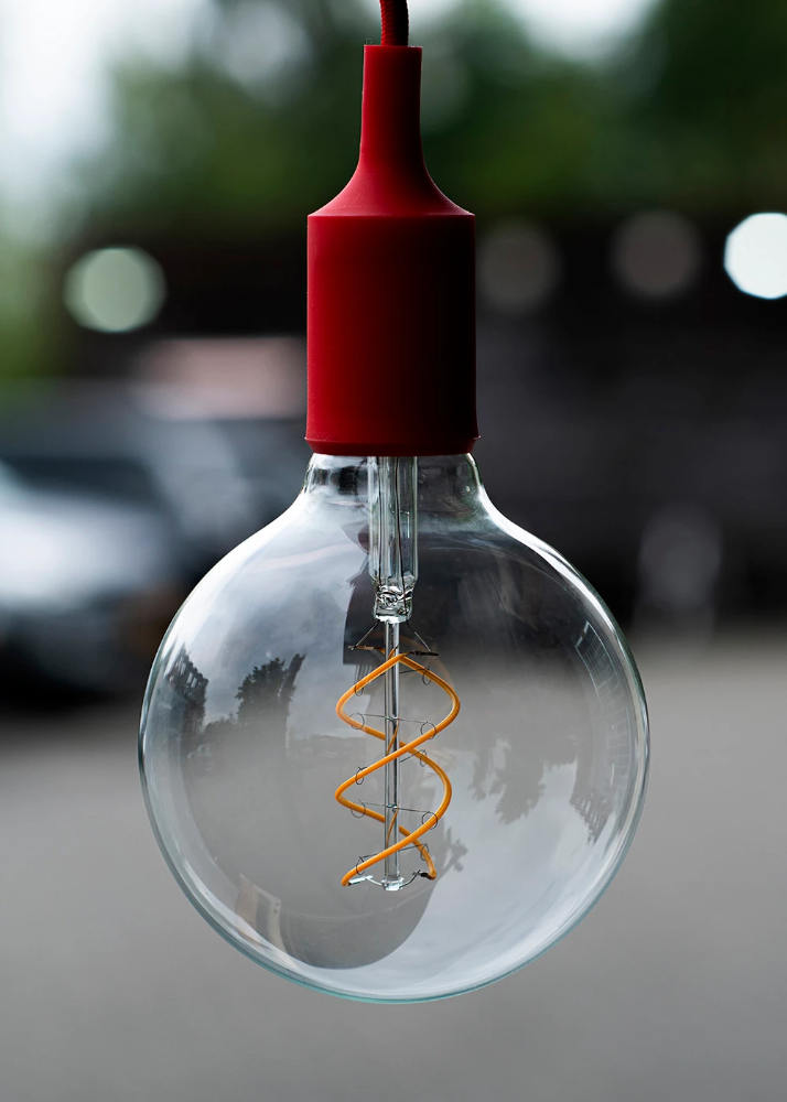Miniatuur van Bailey LED lamp filament bol E27 4W 300lm flame wit 2200K dimbaar (144339)