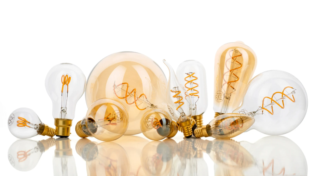 Miniatuur van Bailey LED lamp filament bol E27 3W 190lm flame wit 2200K dimbaar (143620)