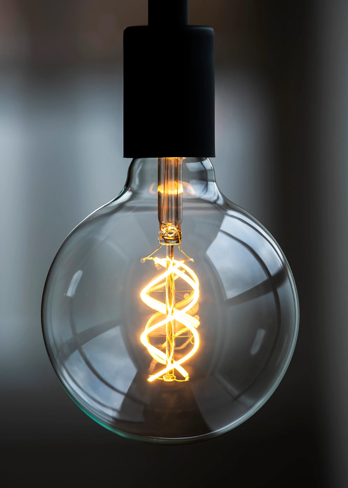 Miniatuur van Bailey LED lamp filament bol E27 4W 300lm flame wit 2200K dimbaar (144337)