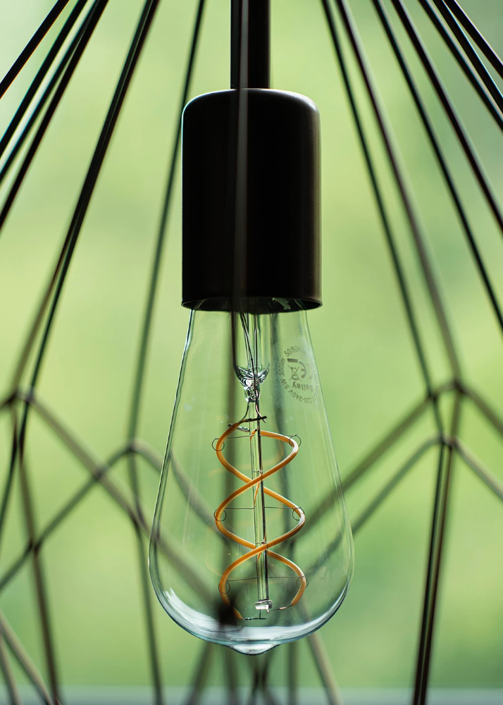 Miniatuur van Bailey LED lamp filament buis eenkneeps E27 4W 300lm flame wit 2200K dimbaar (144335)