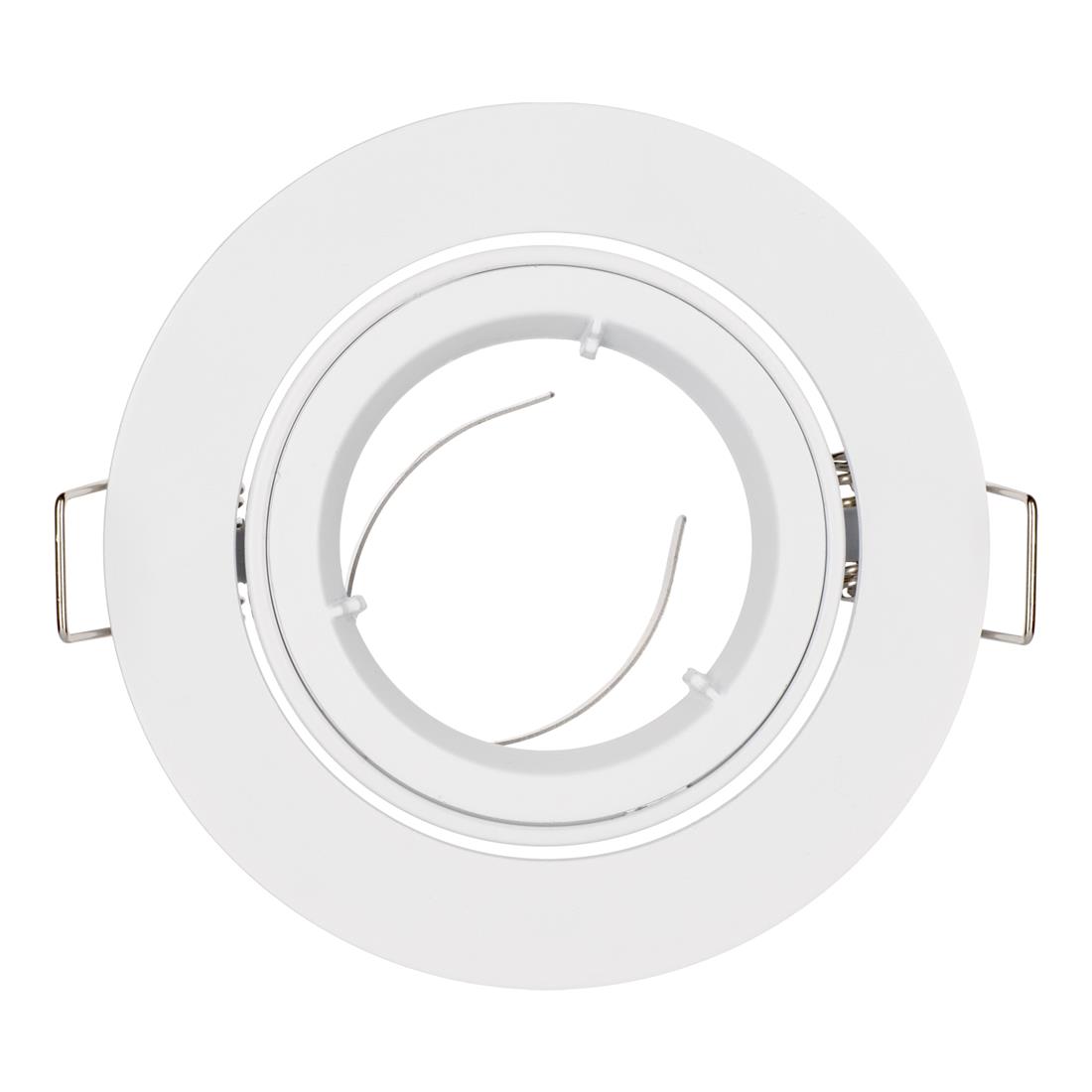 Miniatuur van Bailey inbouwspot rond kantelbaar wit GU10 zaagmaat Ø80mm - diameter 93mm (141968)