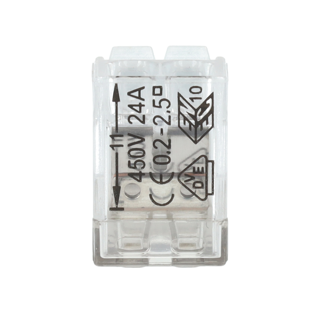 Miniatuur van EMhub mini steekklem met hendel 2-voudig per 100 stuks (4083011)