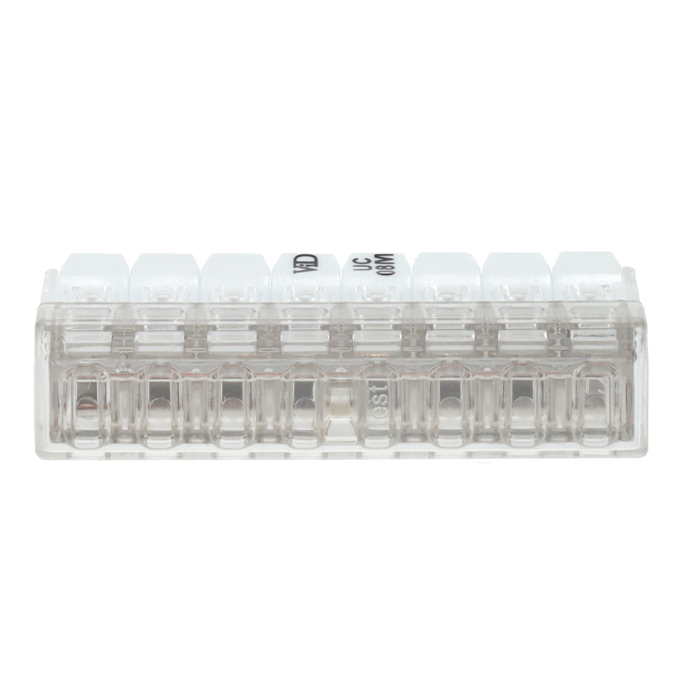 Miniatuur van EMhub mini lasklem 8-voudig 0,2-2,5 mm² met hendel - per 25 stuks (4083014)