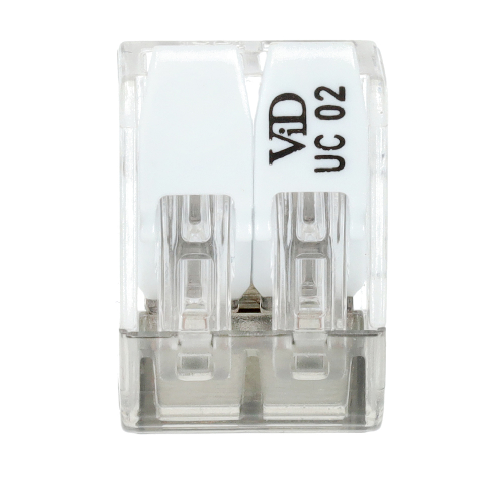 Miniatuur van EMhub lasklem 2-voudig 0,2-4 mm² met hendel - per 100 stuks (4083015)