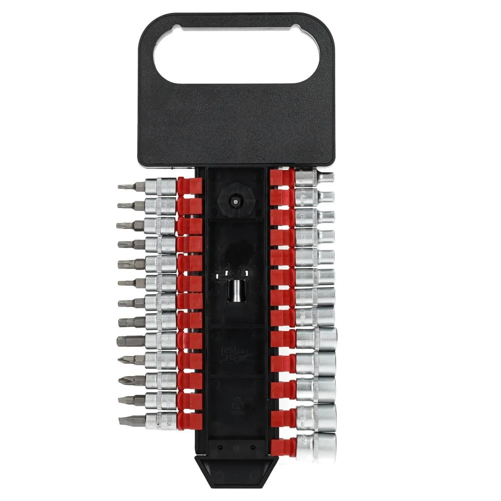 Miniatuur van Kreator dopsleutelset 1/4" met houder 28-delig (KRT500115)