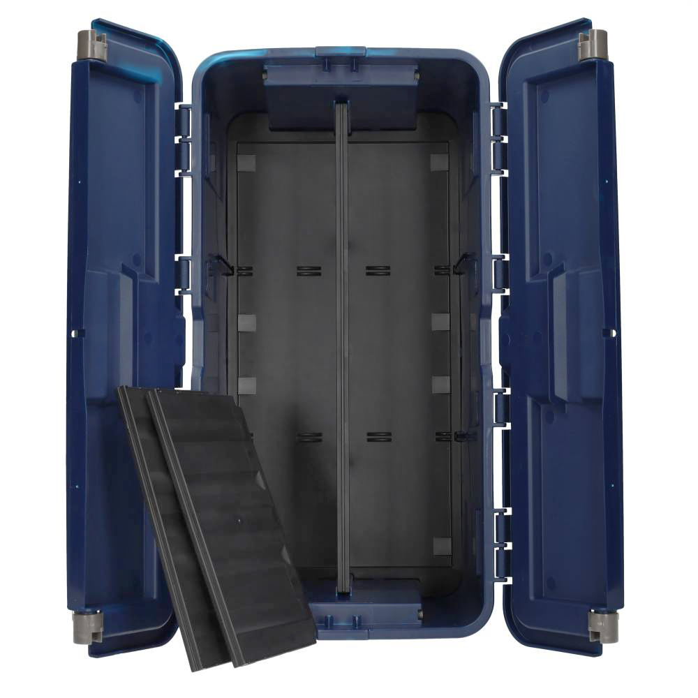 Miniatuur van RAACO kunststof gereedschapskist Compact 47 incl. lades en inzetbakken 540x292x296mm - blauw (136600)