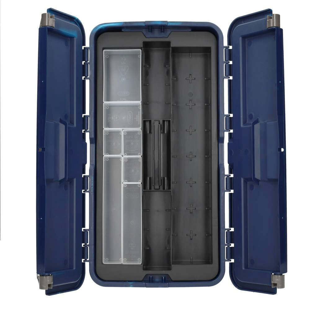 Miniatuur van RAACO kunststof gereedschapskist Compact 47 incl. lades en inzetbakken 540x292x296mm - blauw (136600)
