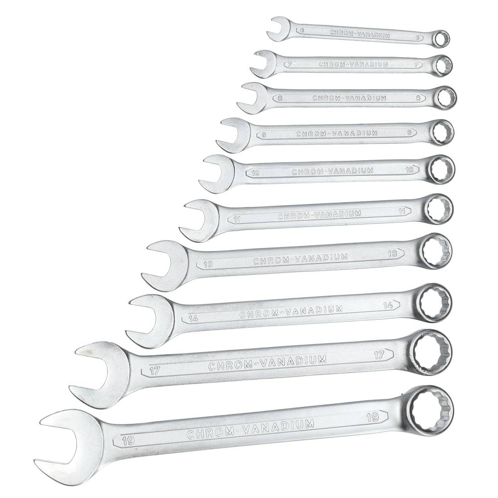 Miniatuur van Matador ring steeksleutelset 9-19mm in roltas opbergtas 10-delig (01859100)