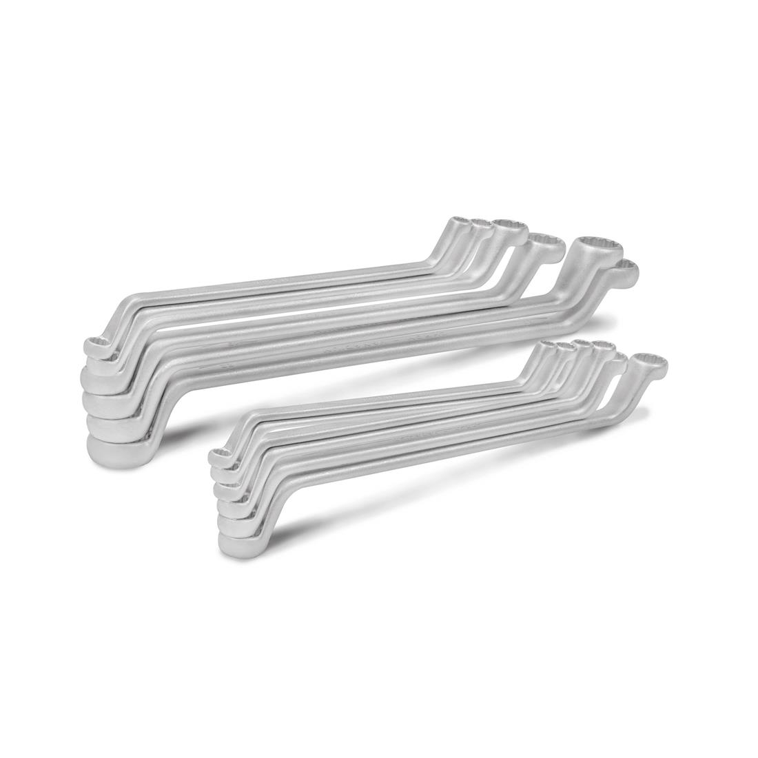 Miniatuur van Matador ringsleutelset diep gebogen 6x7-22x22mm in roltas opbergtas 8-delig (02009080)