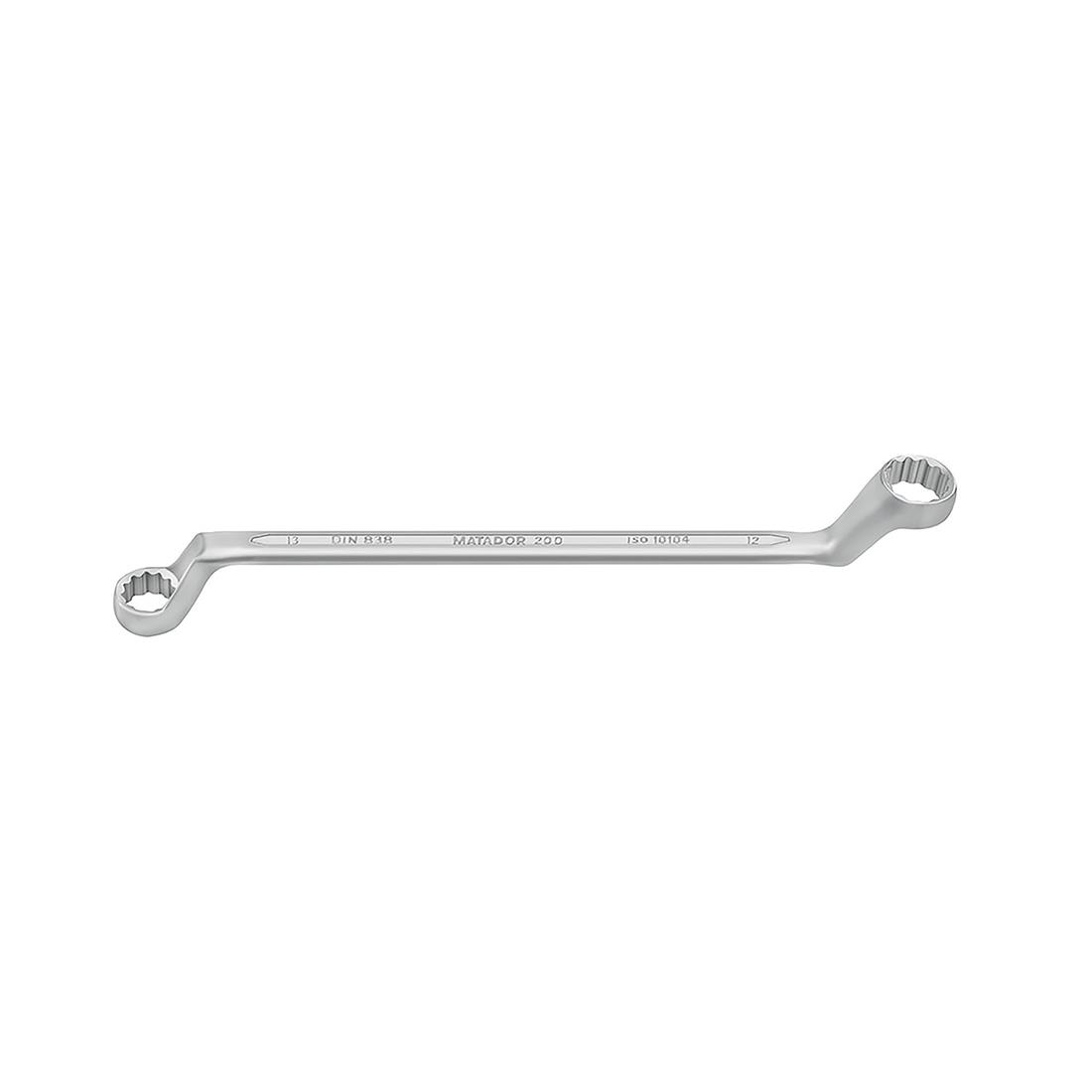 Miniatuur van Matador ringsleutelset diep gebogen 6x7-22x22mm in roltas opbergtas 8-delig (02009080)