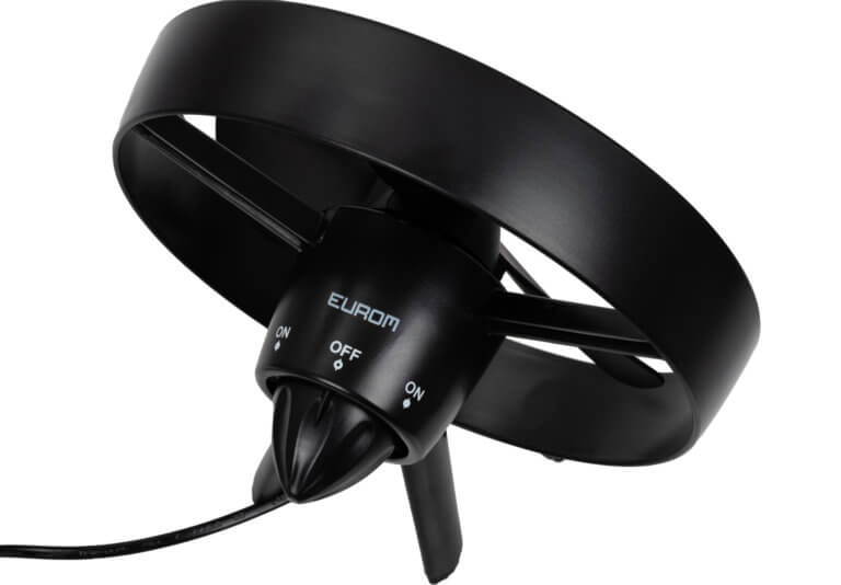 Miniatuur van Eurom tafelventilator aanraakveilig 18W - zwart (385038)