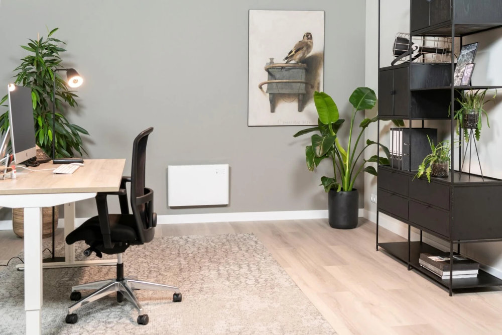 Miniatuur van Eurom alutherm elektrische kachel 1000W met WiFi en app (360714)