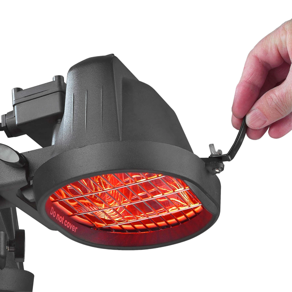 Miniatuur van Eurom elektrische terrasverwarmer voor parasol 1500W (333329)